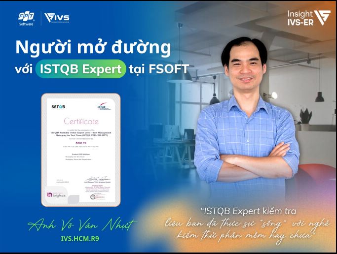 Người đầu tiên đạt chứng chỉ Expert tại Fsoft